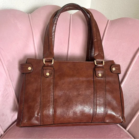Liz Claiborne Vintage gorgeous leather tote bag - Picture 2 of 16